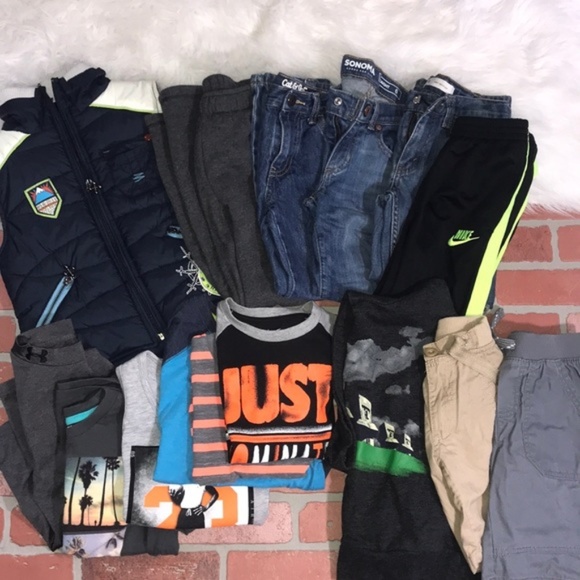 Nike Other - ✨Boys size 6 jeans pants tops shorts vest bundle!!
